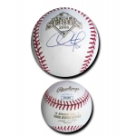 Chase Utley signed 2008 World Series Baseball JSA Authenticated